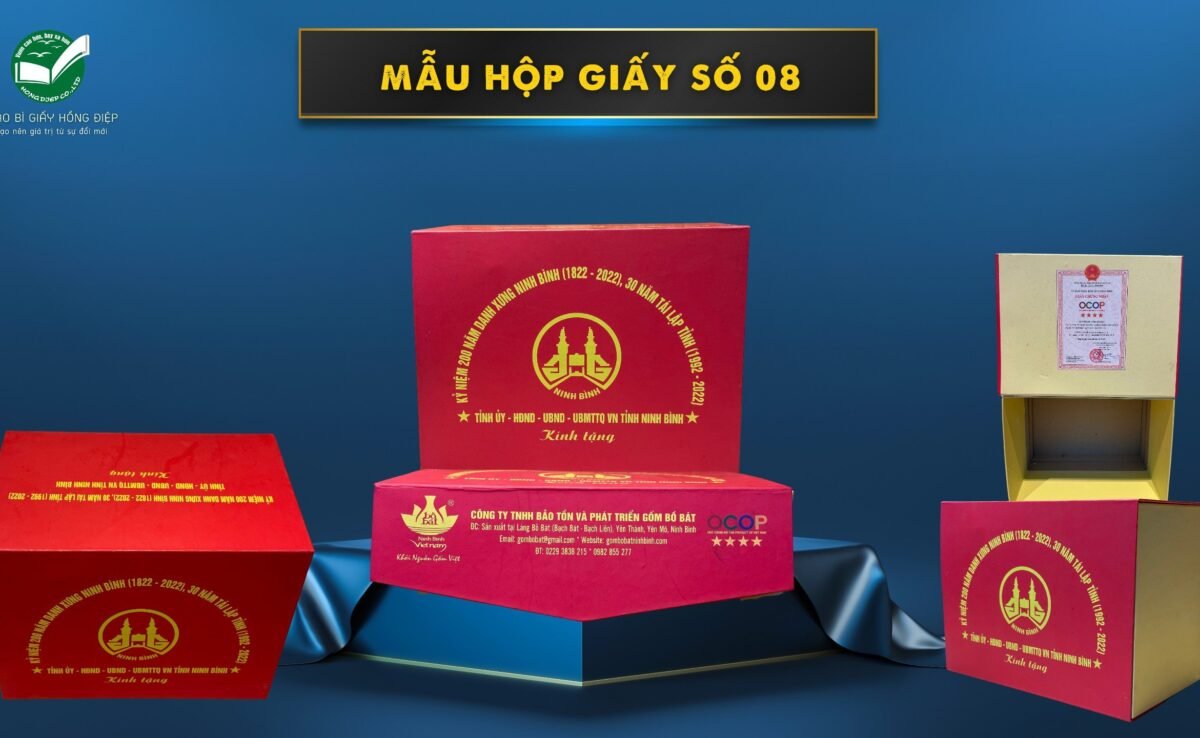 In ấn hộp giấy Hồng Điệp