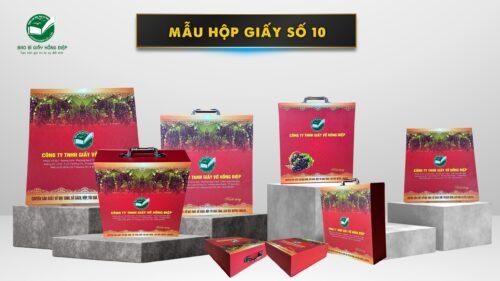 hộp giấy Hồng Điệp